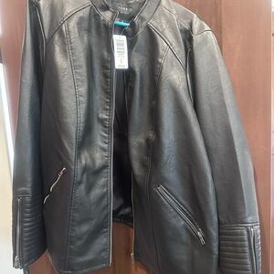 Torrid Black Leather Jacket